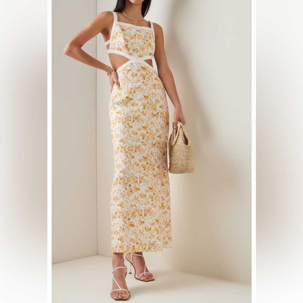 Significant Other
Alanna Floral Linen-Blend Maxi Dress